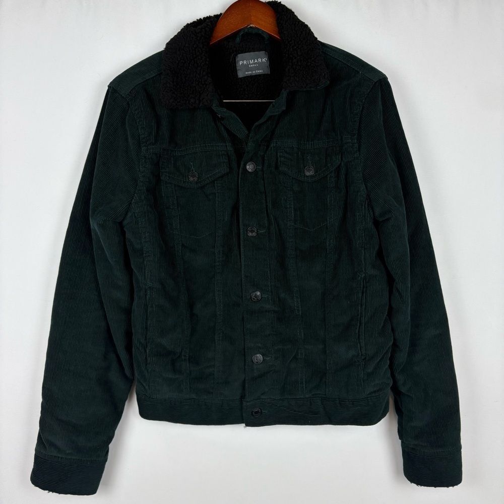 Primark Courdoroy Sherpa Lined Button‎ Up Jacket